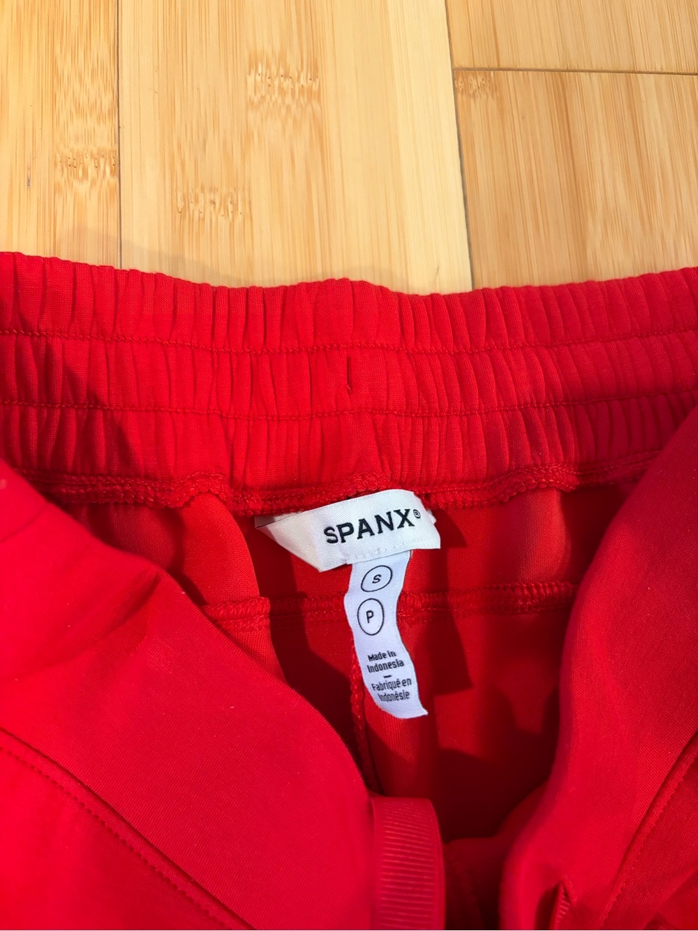 Spanx Wide Leg Red Knit Pants - Picture 2 of 2